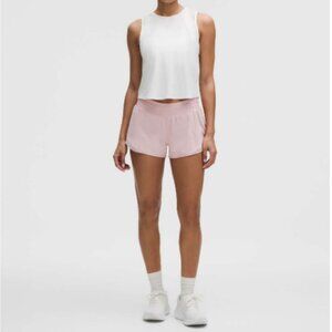 Lululemon Hotty Hot High-Rise Lined Short 2.5" Pink Haze Size 6